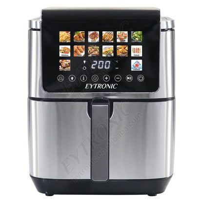 Digital Air Fryer with Visible Window Small Digital Multifunctional Stainless Steel Smart Air Fryer