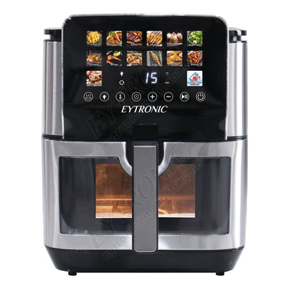 Digital Air Fryer with Visible Window Small Digital Multifunctional Stainless Steel Smart Air Fryer